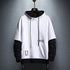 Hoodie Sweatshirt Mens Hip Hop Pullover Hoodies Streetwear Casual Fashion Clothes colorblock hoodie 2019 cotton - menochic